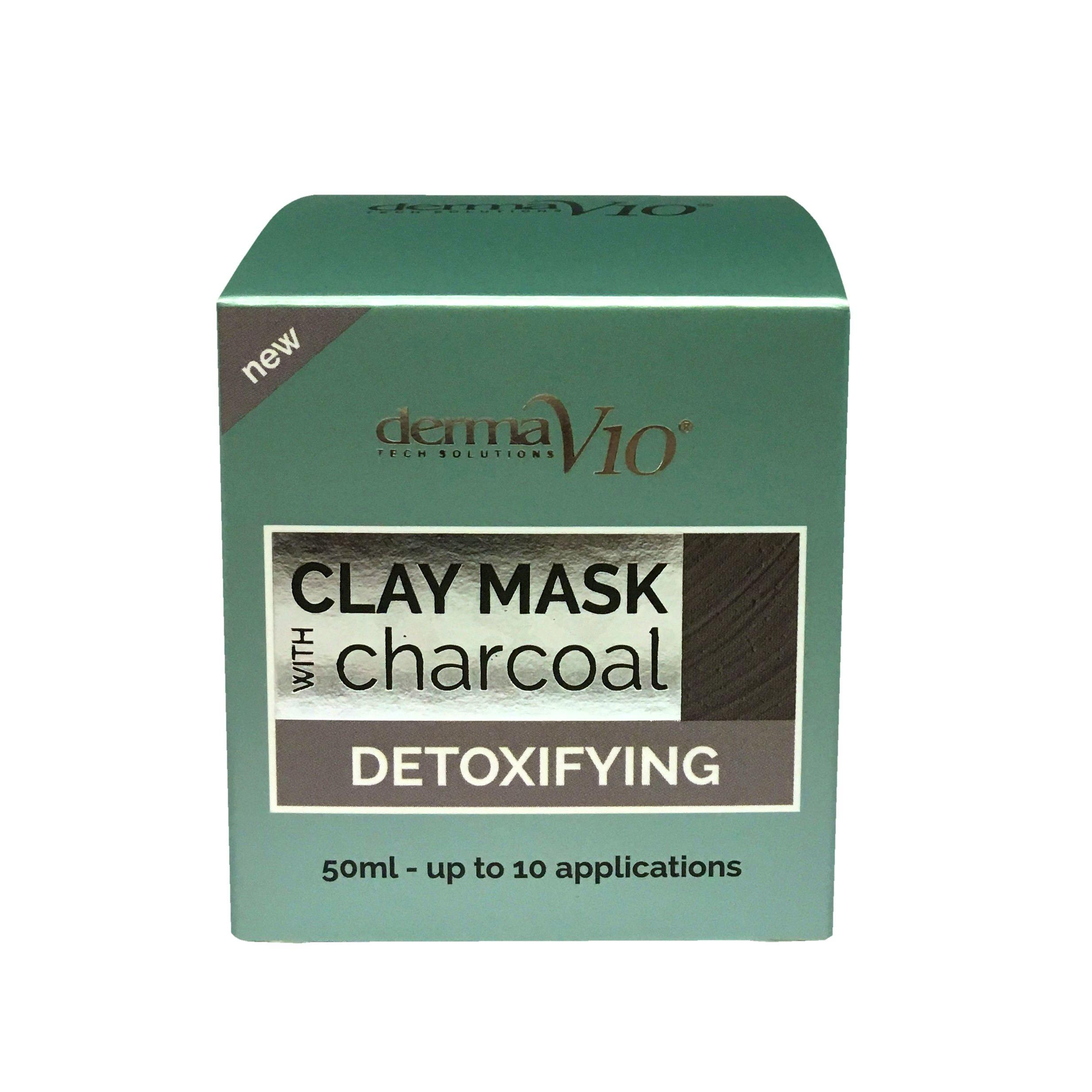 DermaV10 Detoxifying Charcoal Clay Mask 50 ml - 34.95 kr + Fri Frakt og ...