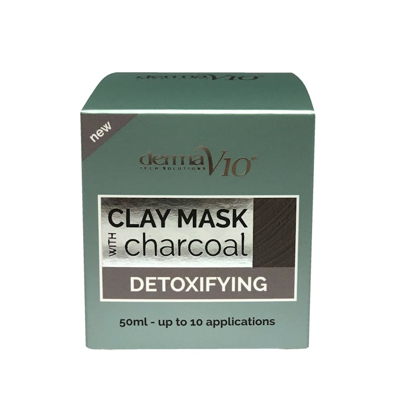 Mod I udlandet Akrobatik DermaV10 Detoxifying Charcoal Clay Mask 50 ml - £1.99