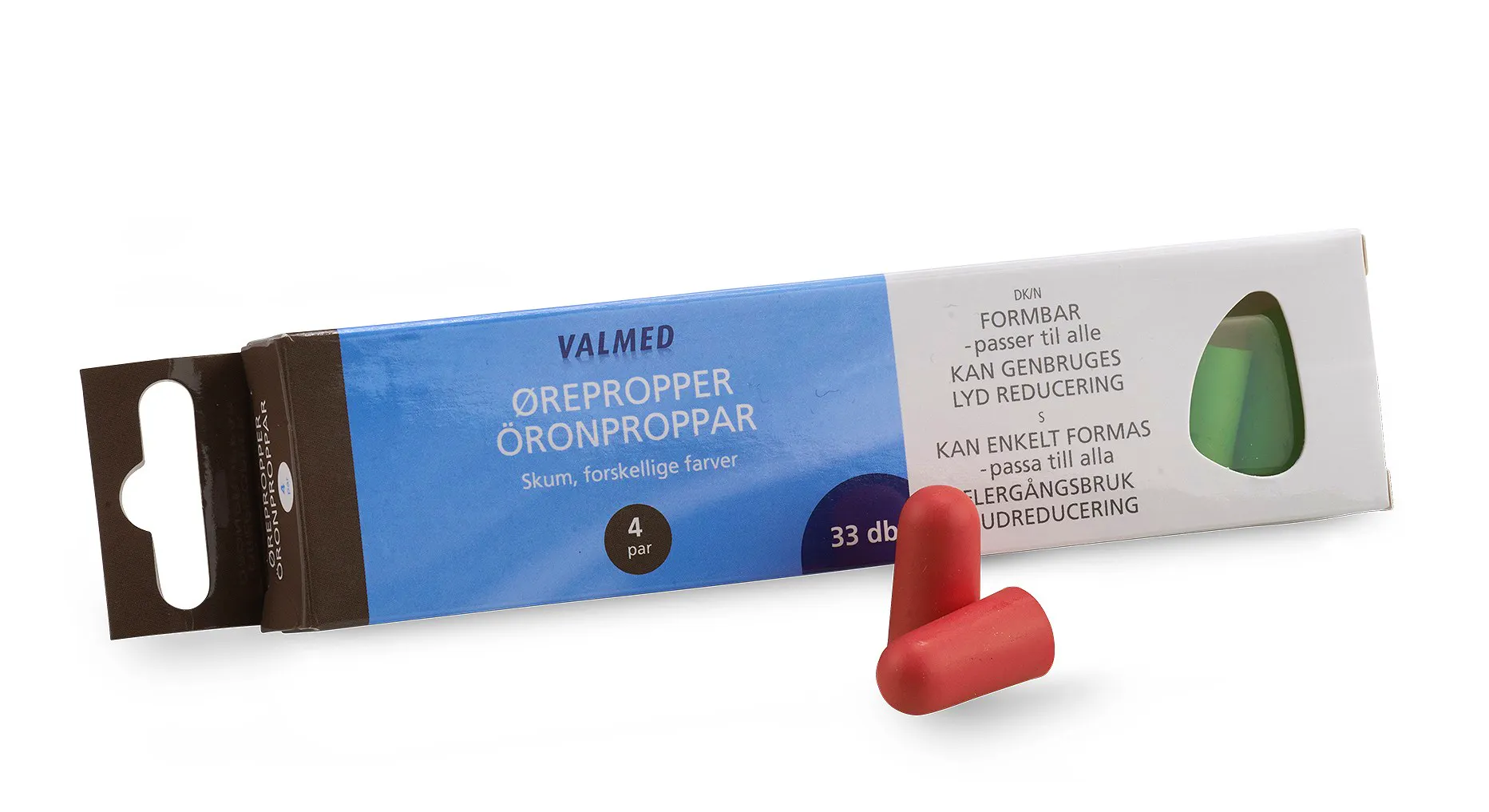 Valmed Foam Earplugs 4 pairs