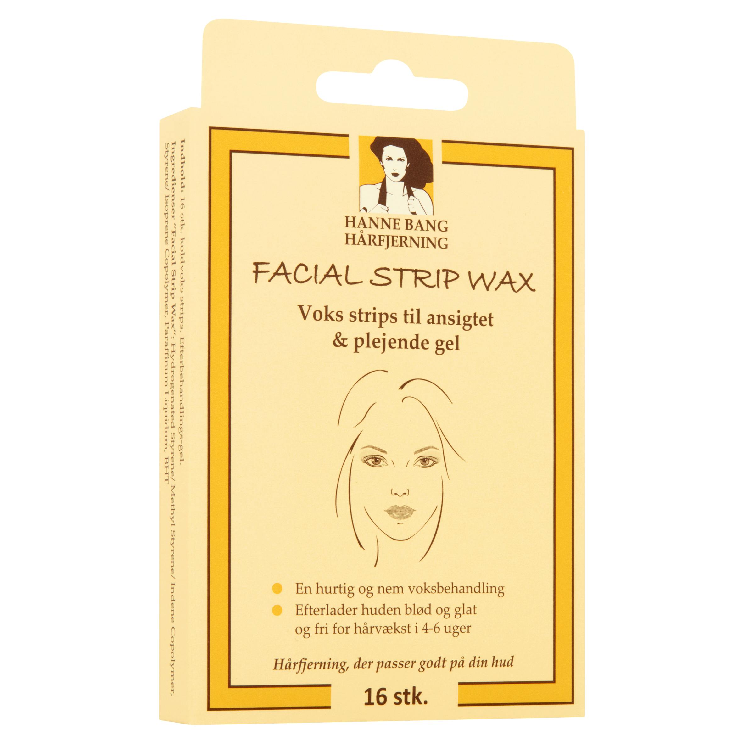 Hanne Bang Facial Strip Wax 16 Pcs £4 45