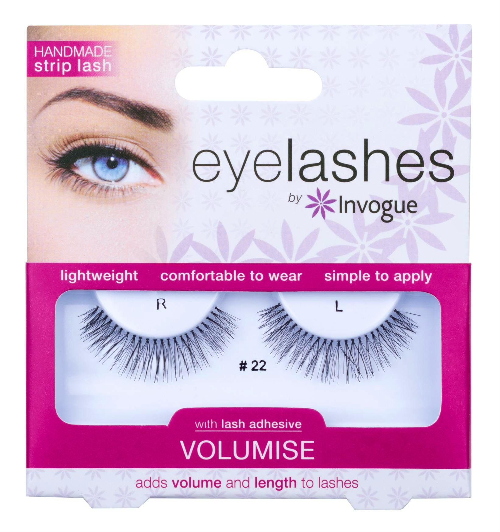 Invogue Eyelashes Volumise 22 1 par