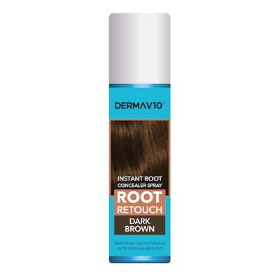 DermaV10 Root Retouch Root Concealer Spray Dark Brown 75 ml