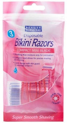 Beauty Formulas Disposable Bikini Höylät 3 kpl