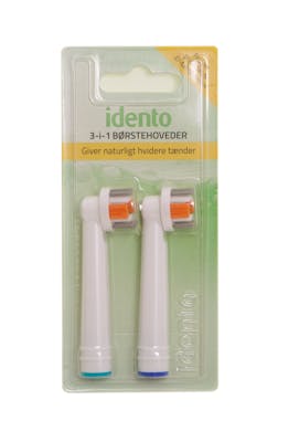 Idento 3-i-1 Toothbrush Heads 2 pcs