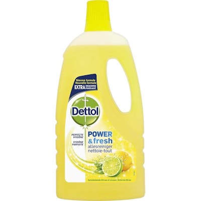 Dettol Dettol Monikäyttöinen Power &amp; Fresh Pesuaine Lemon &amp; Lime 1000 ml 1000 ml