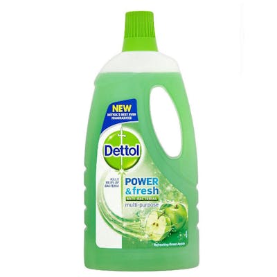 Dettol Multi-Purpose Power &amp; Fresh Cleaner Green Apple 1000 ml