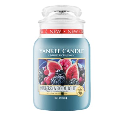 Yankee Candle Classic Large Jar Mulberry &amp; Fig Candle 623 g