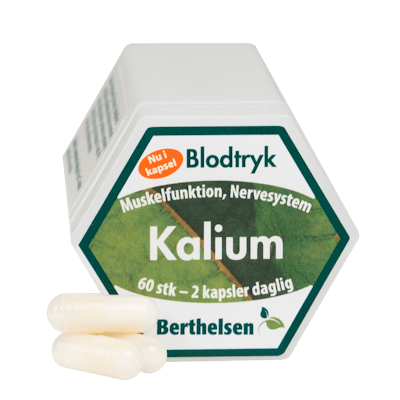 Berthelsen Kalium 300 mg 60 kapslar