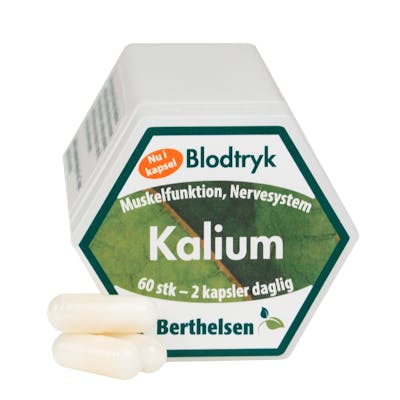 Berthelsen Kalium 300 mg 60 kapslar
