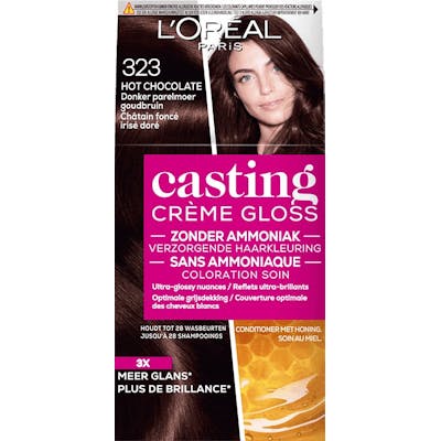 L&#039;Oréal Paris Casting Creme Gloss 323 Dark Chocolate 1 pcs