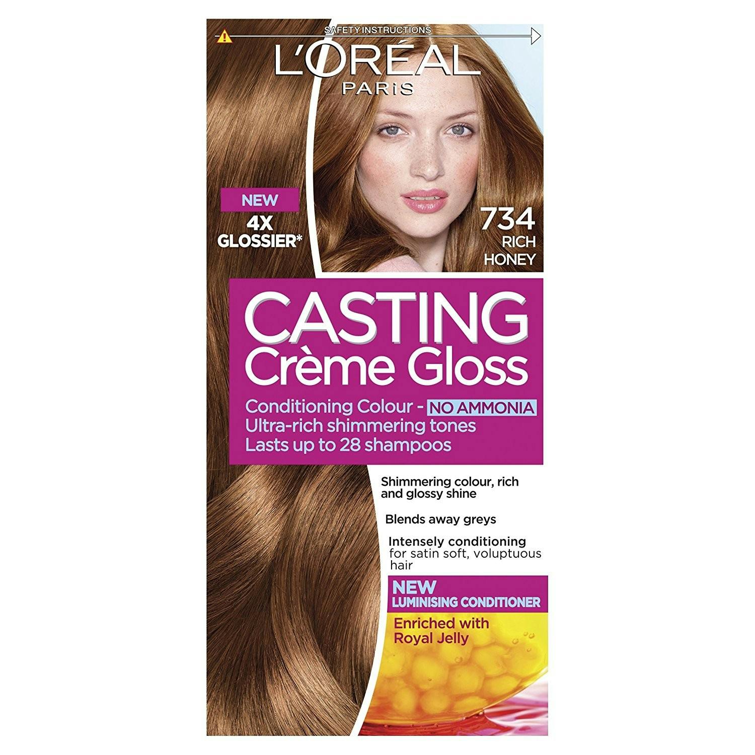 L'Oréal Paris Casting Creme Gloss 734 Rich Honey 1 stk