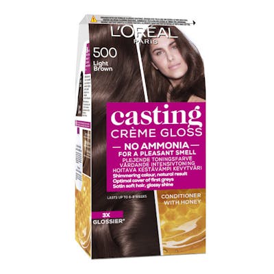 L'Oréal Casting Creme Gloss 500 Cafe Lungo Light Brown 1 kpl
