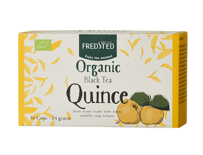 Fredsted Organic Black Tea Quince 16 påsar