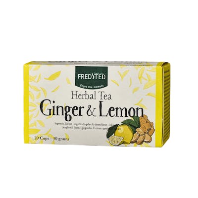Fredsted Herbal Tea Ginger & Lemon 20 breve