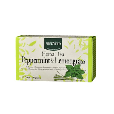 Fredsted Herbal Tea Peppermint &amp; Lemongrass 20 påsar