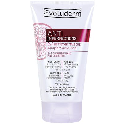 Evoluderm Anti Imperfections 2in1 Pink Grapefruit Cleanser 150 ml