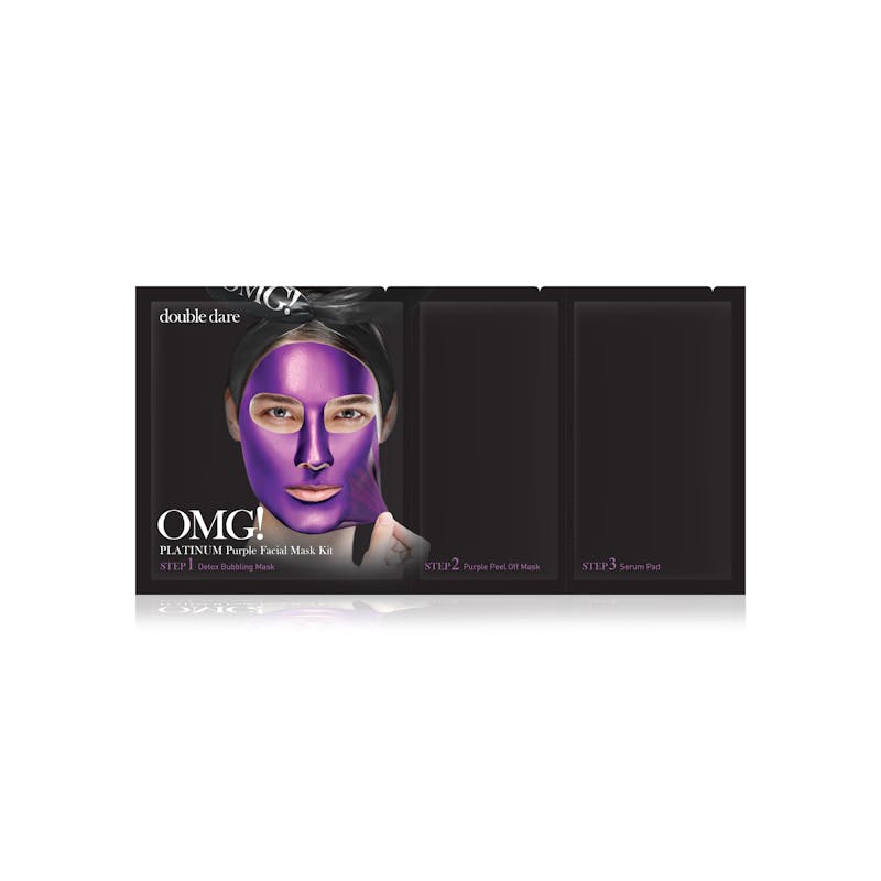 Double Dare OMG! Platinum Purple Facial Mask Kit 18 g + 10 g + 3 g