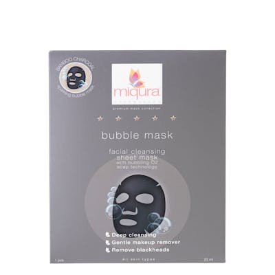 Miqura Charcoal Bubble Mask 1 stk