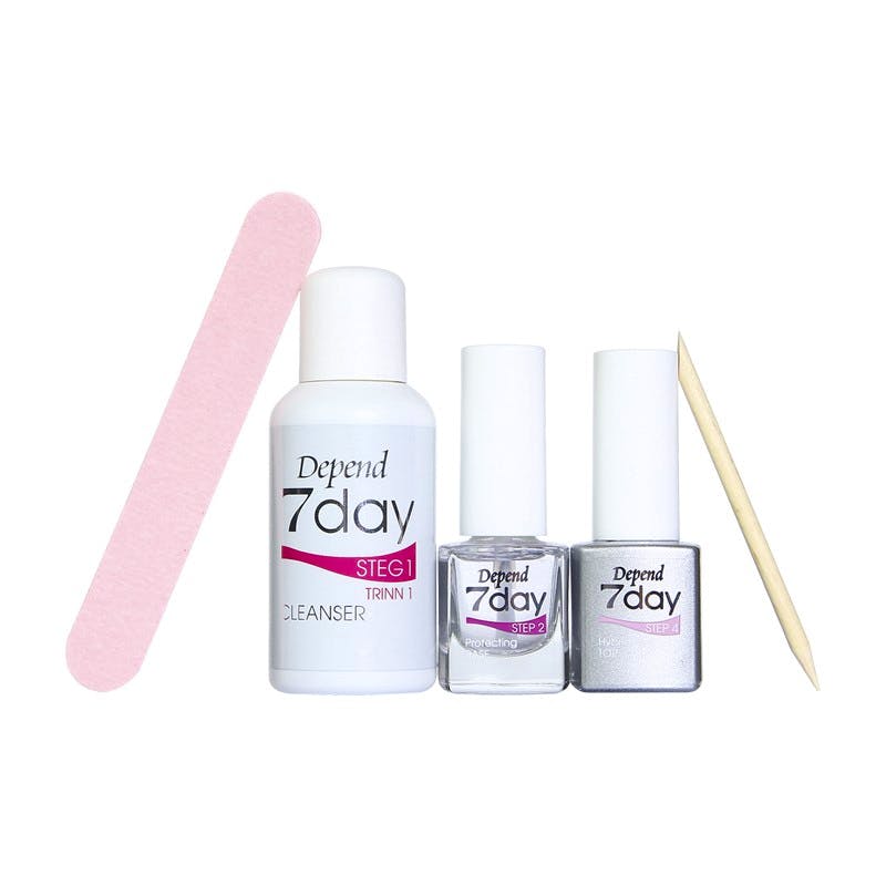 Depend 7day Hybrid Polish Starter Set 5 kpl