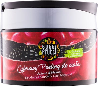 Tutti Frutti Blackberry &amp; Raspberry Body Sugar Scrub 300 g