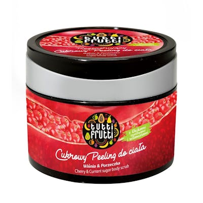 Tutti Frutti Cherry &amp; Currant Body Sugar Scrub 300 g