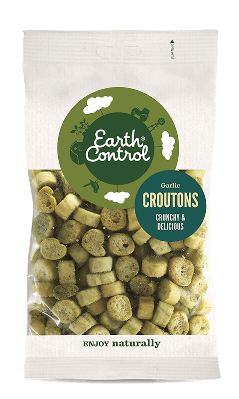 Earth Control Garlic Croutons 100 g