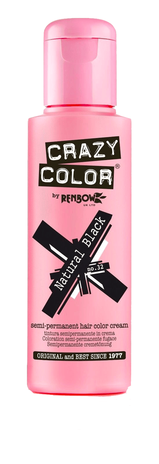 Renbow Crazy Color Natural Black 32 100 ml
