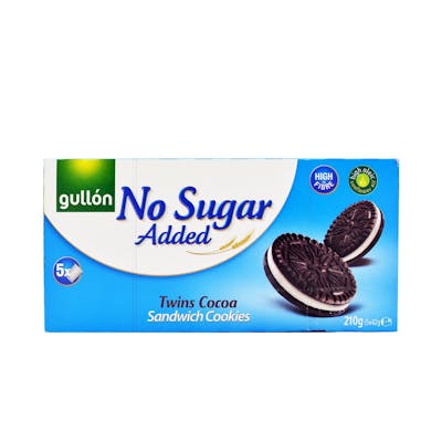 Gullón Sugar Free Twins Cocoa Sandwich Cookies 210 g