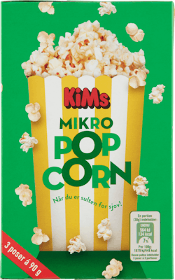 Kims Mikro Popcorn 3 x 90 g