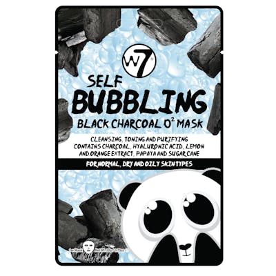W7 Self Bubbling Black Charcoal O2 Face Mask 1 st