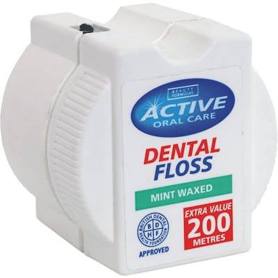 Active Oral Care Mint Dental Floss 200 m