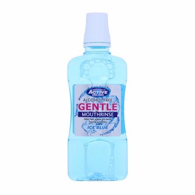 Active Oral Care Alcohol Free Ice Blue Gentle suuvesi 500 ml