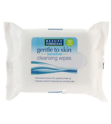 Beauty Formulas Gentle To Skin Sensitive Cleansing Wipes 30 st