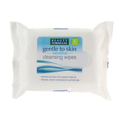 Beauty Formulas Gentle To Skin Sensitive Cleansing Wipes 30 stk