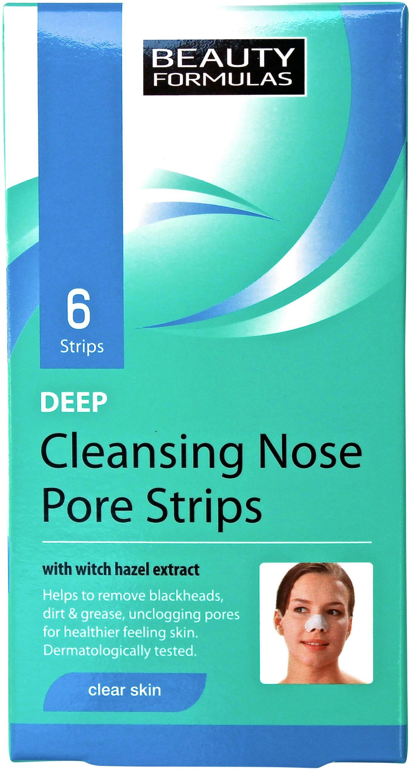 Beauty Formulas Deep Cleansing Nose Pore Strips 6 st