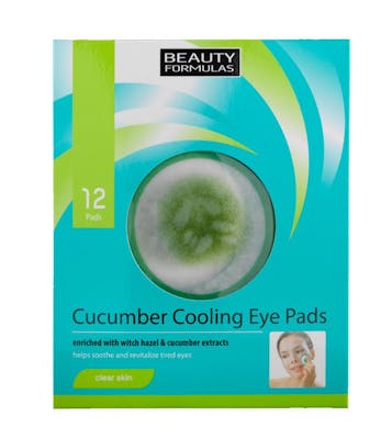 Beauty Formulas Cucumber Cooling Eye Pads 12 stk