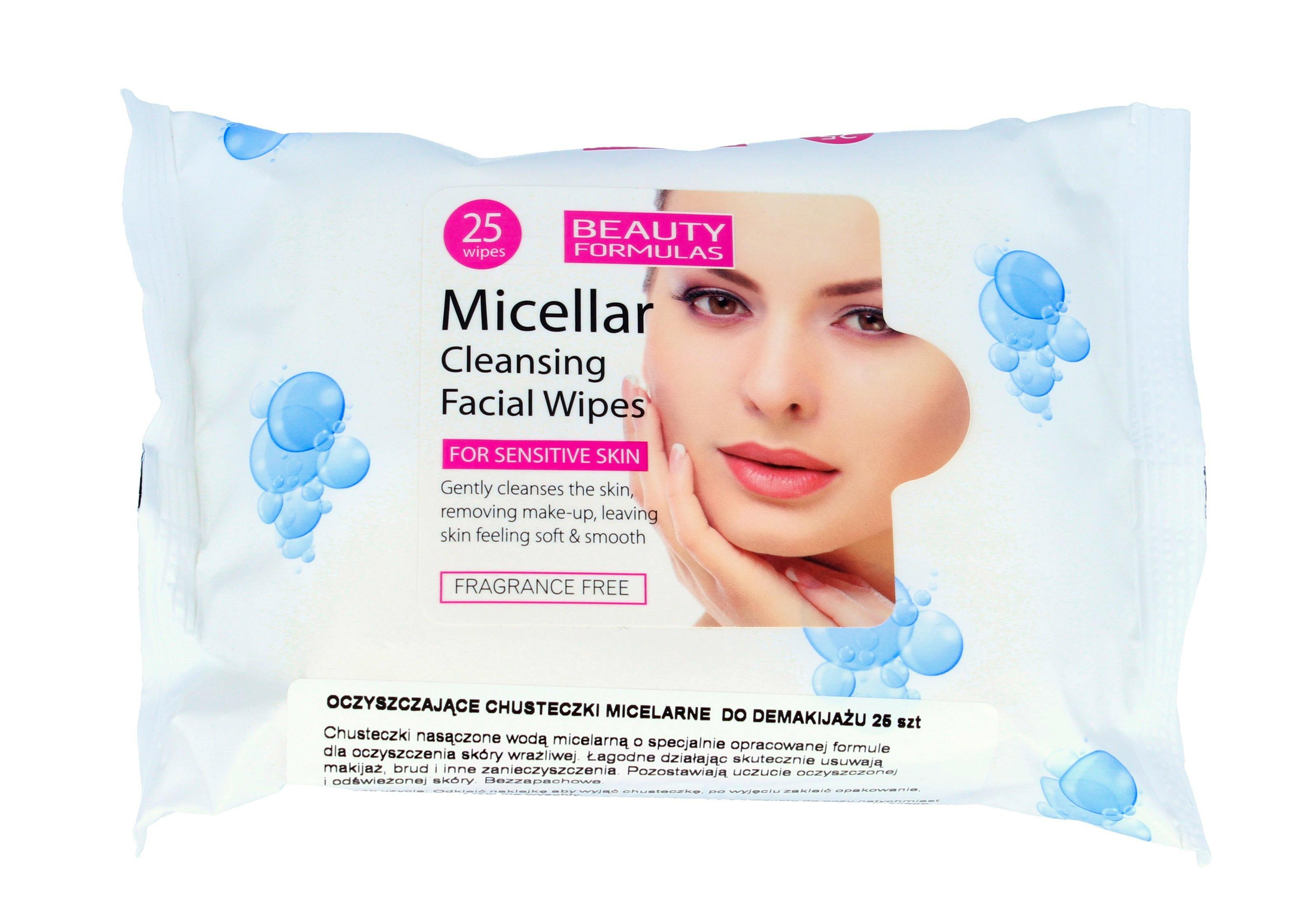 Beauty Formulas Micellar Cleansing Facial Wipes 25 st
