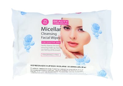 Beauty Formulas Micellar Cleansing Facial Wipes 25 st