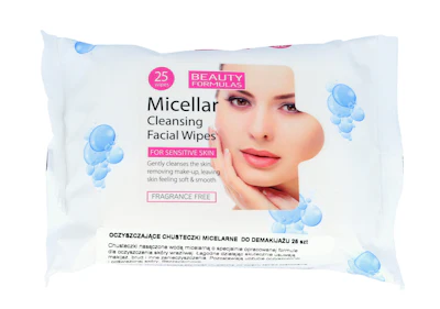 Beauty Formulas Micellar Cleansing Facial Wipes 25 pcs