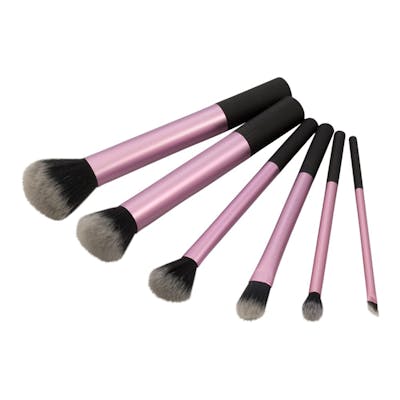 Basics Makeup Brush Set Metallic Purple 6 pcs