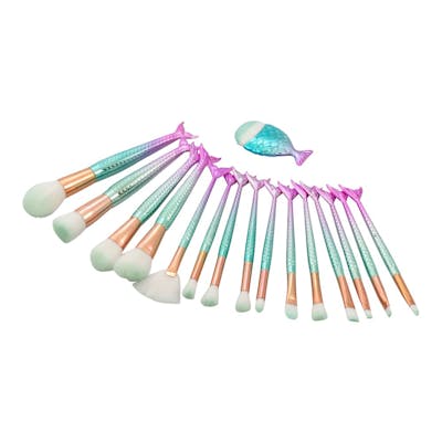 Basics Mermaid Makeup Brushes 16 kpl