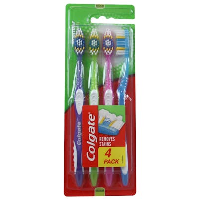 Colgate Premier Clean Toothbrushes Medium 4 st