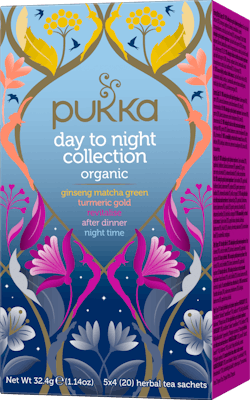Pukka Day To Night Tea Collection Øko 20 breve