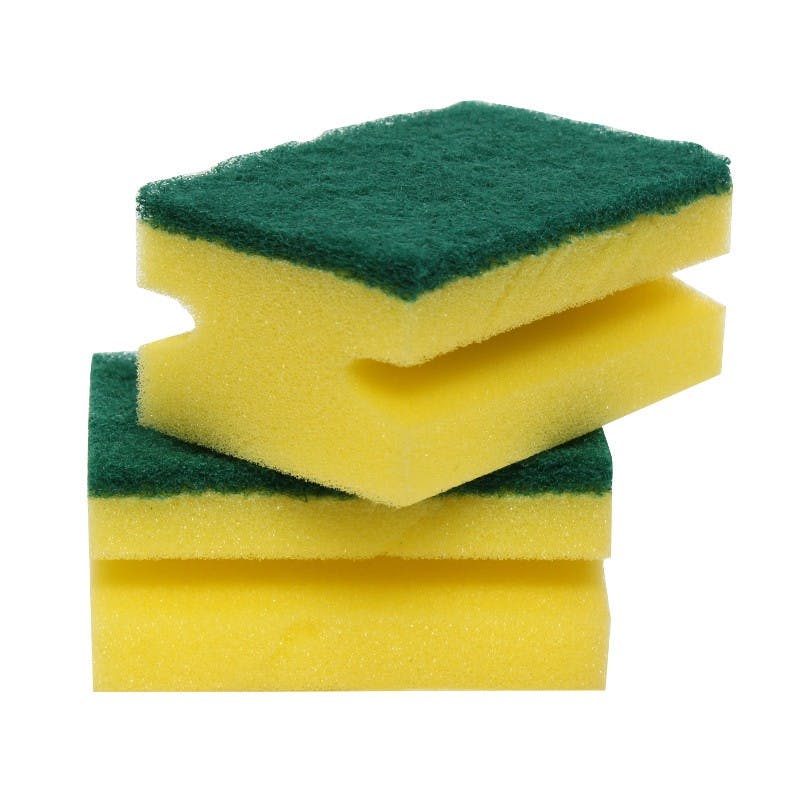 Super Bright Hand-Grip Sponge Scourers 10 st