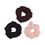 Everneed Scrunchie Trio Black, Mocca &amp; Nude 3 st