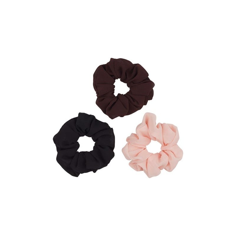 Everneed Scrunchie Trio Black, Mocca &amp; Nude 3 st