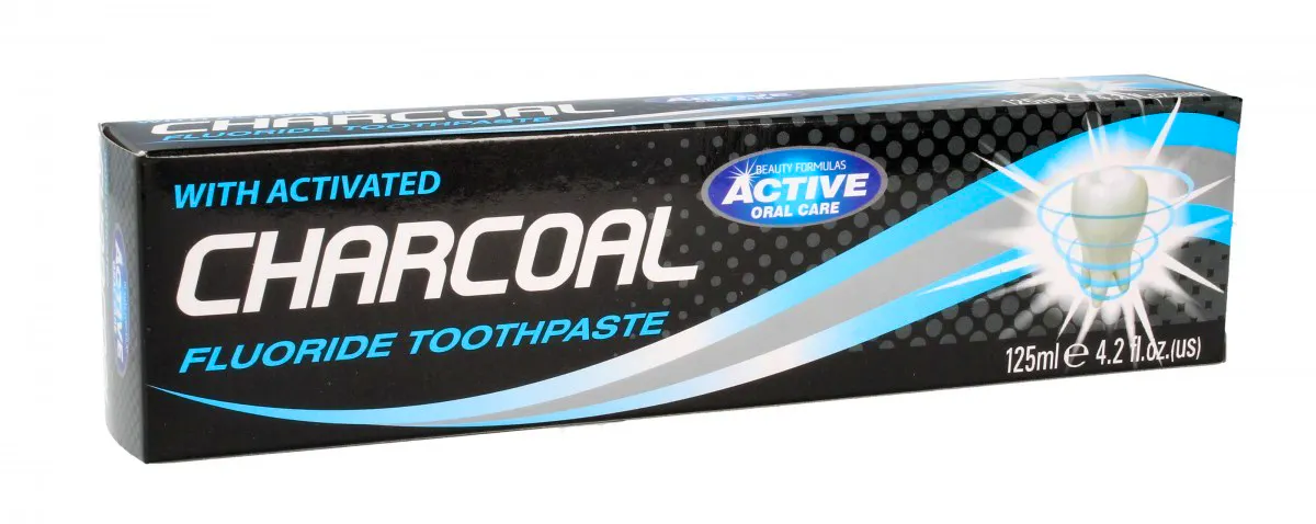 Beauty Formulas Active Charcoal Fluoride Toothpaste 125 ml