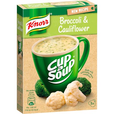 Knorr Broccoli &amp; Blomkål Suppe 3 x 15 g