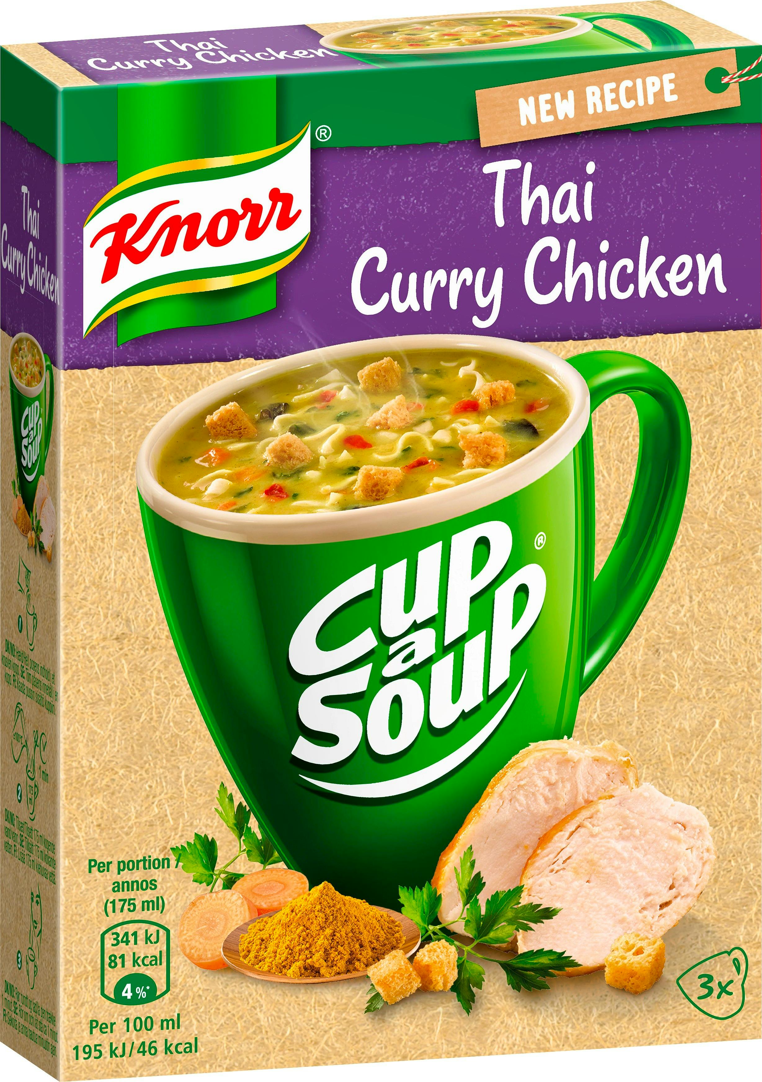 Knorr Thai Karry Kanakeitto 3 x 18 g –  €