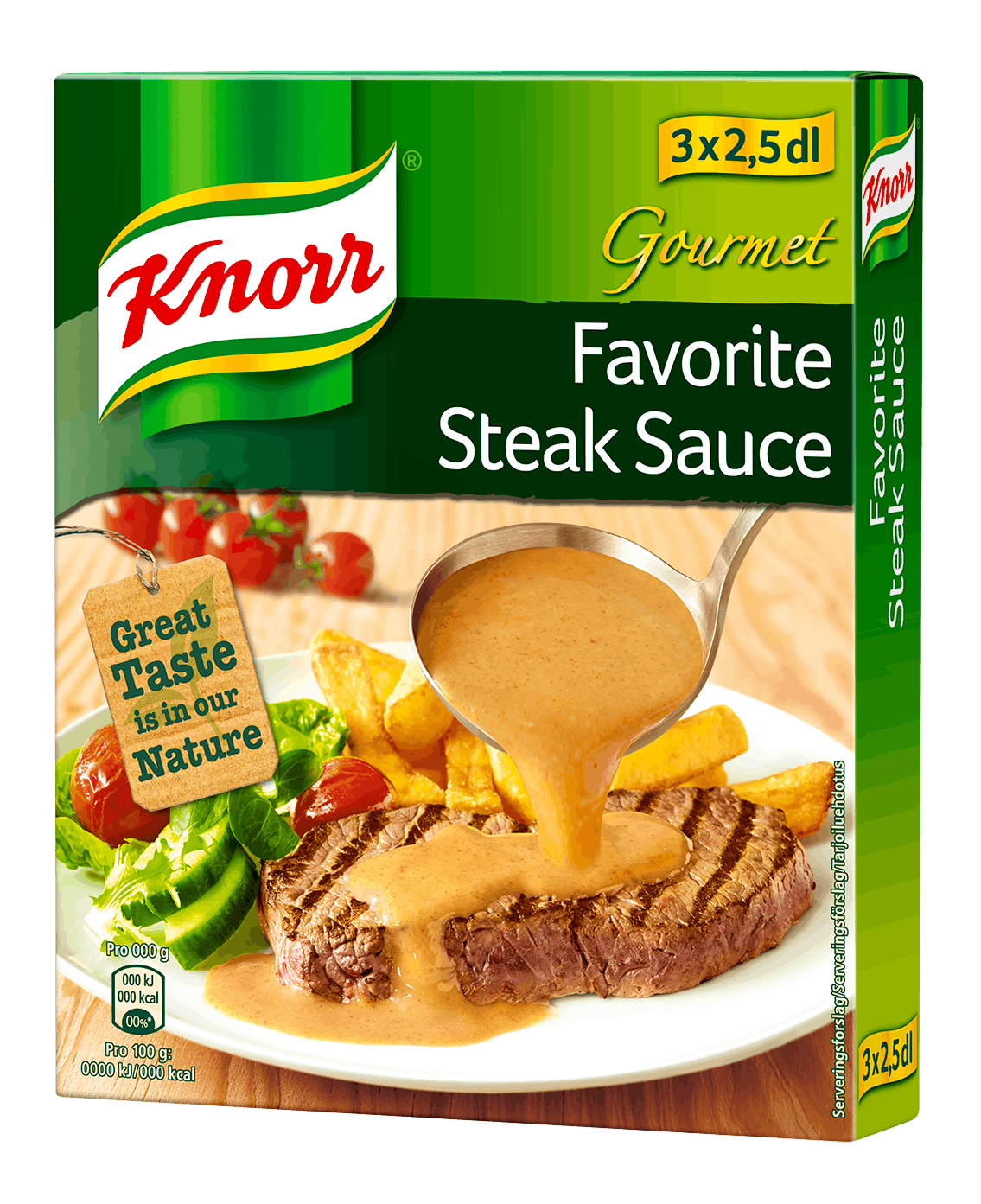 Knorr Favorite Steak Sauce 3 x 34 g 2.99 EUR luxplus.nl